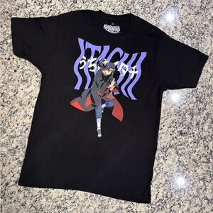 BoxLunch Naruto Shippuden Men’s Size Large Short-Sleeve Itachi Graphic T-Shirt